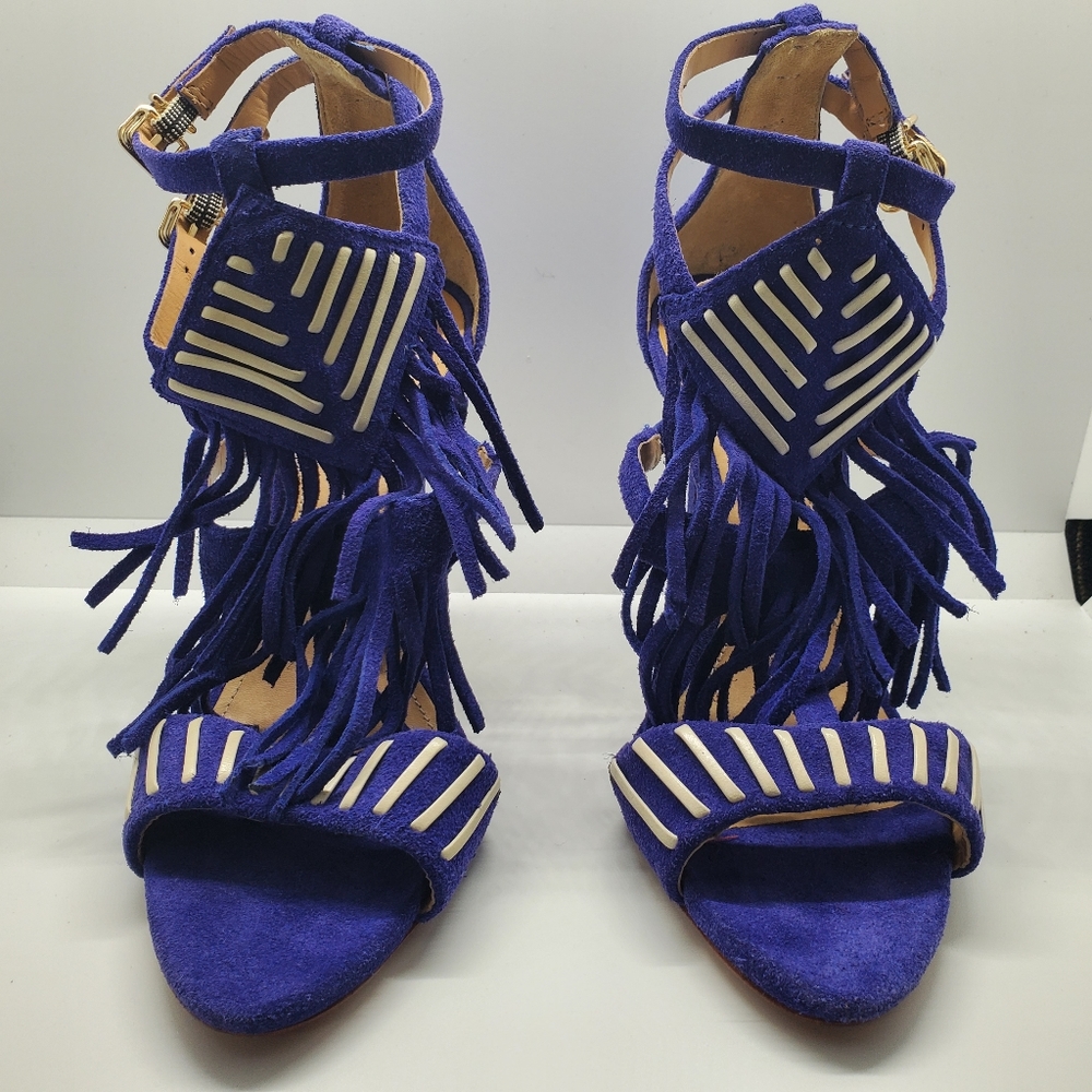 Schutz Fiza Fringe Sandals